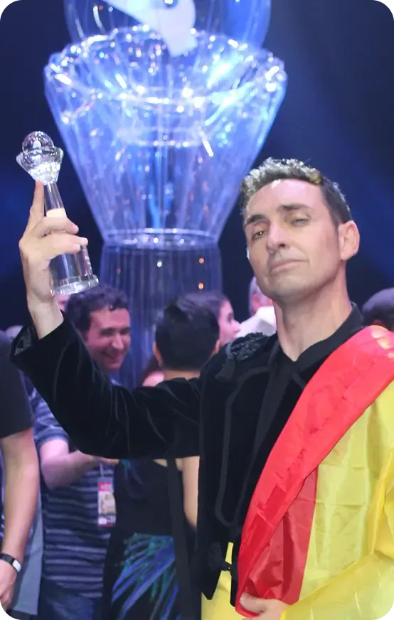 Javier Botía con premio